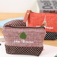 Fashionable Fabric Time Stylish Multi Color Cloth Coin Purse (Random Delivery)