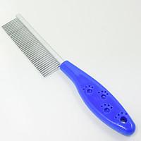 Fashion Handle Pet Cat Dog Combs Foot Print Style Open Knot Pet Combs Beauty BrushAccessories Supplies