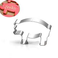 Farm Pig Piggy Cookies Cutter Stainless Steel Biscuit Cake Mold Metal Kitchen Fondant Baking Tools