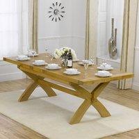 Faversham Solid Oak 200cm Extending Dining Table