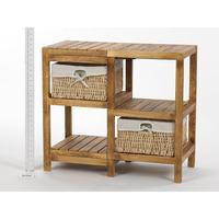 Farmhouse 2 Basket Storage Unit