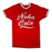 fallout GE1748L - FALLOUT Men\'s Nuka Cola Logo T-Shirt, Large, Red (GE1748L)