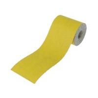 faithfull 115mm x 50m 60g aluminium oxide paper roll yellow