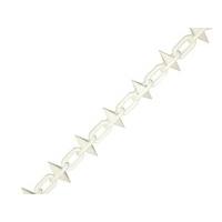 Faithfull 6mm 12.5m Spiked Plastic Chain - White