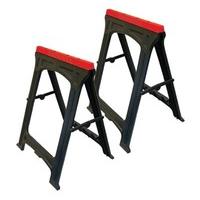 Faithfull TRESTLESP Plastic Trestles 82cm x 57cm (Set of 2)