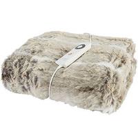 faux fur electric blanket polyester