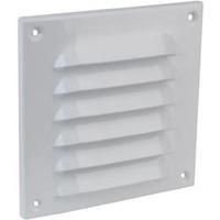 Fan grille (L x W) 15 cm x 15 cm Wallair Grille aluminium 150x150, coated white