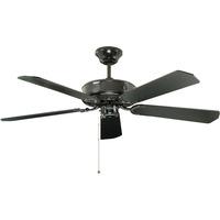 Fantasia Classic 52" Ceiling Fan without Light - Gloss Black