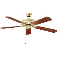 fantasia classic 52quot ceiling fan without light polished brass