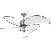 Fantasia Spinnaker Combi 40in. Ceiling Fan w/Pull Cord with Light - Stainless Steel