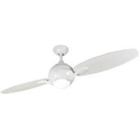 Fantasia Propeller 54in. Ceiling Fan with Remote Control/Blades White - White