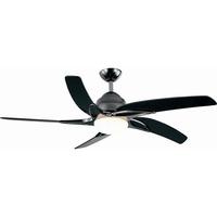 Fantasia Viper 44in. Ceiling Fan with Remote Control/Blades Gloss Black - Pewter