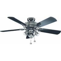 Fantasia Gemini 42in. Ceiling Fan w/Pull Cord without Light - Pewter