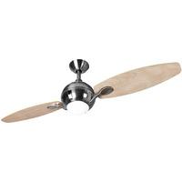 Fantasia Propeller 44in. Ceiling Fan with Remote Control/Blades Maple - Brushed Nickel