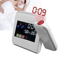 fashion digital lcd screen home thermometer alarm clock desk alarm clo ...