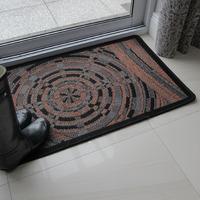 fascinating terracotta and grey woven swirl design flat weave rug pana ...