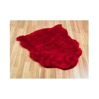 faux fur shaggy half moon rug