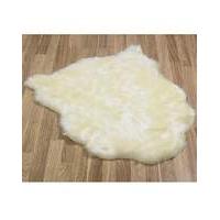 Faux Fur Shaggy Half Moon Rug