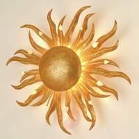 fascinating wall lamp sonne gold 45 cm