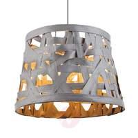 Fabric lampshade - hanging light Isai