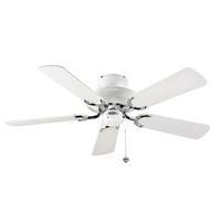 Fantasia 110606 Mayfair Ceiling Fan In White With Amorie Light