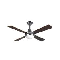 Fantasia 114307 Sigma 42" Stainless Steel Ceiling Fan With Reversible Blades, Remote Controlled