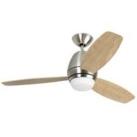 Fantasia 114826 Trinity 44" Brushed Nickel Ceiling Fan with Remote Control