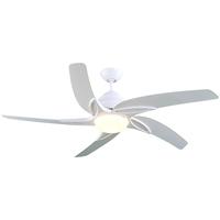 Fantasia 110927 Viper 54" White Ceiling Fan With Remote Control And Integral Light