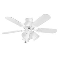 fantasia 110194 capri 36quot ceiling fan in white with belmont light