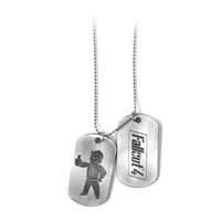 Fallout 4 Unisex Vault Boy Thumbs Up Dogtags One Size Silver/metal (je270801fot)