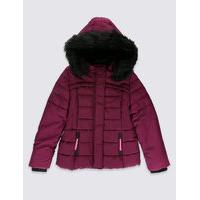 Faux Fur Padded Coat with Stormwear (5-14 Years)