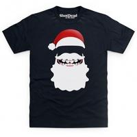 father christmas face t shirt