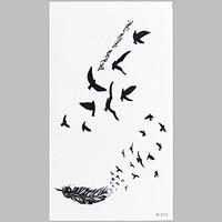 Fashion Tattoo Aerial Bird Waterproof Tattoo Stickers