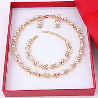 Fashion gold-plated necklace (necklace) (earrings) (Bracelet)