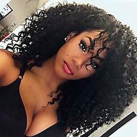 Fashion Curly Black Color Synthetic Wigs For European And Afro Women
