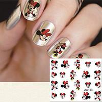 Fashion Printing Pattern Cartoon Transfer Printing Nail Stickers