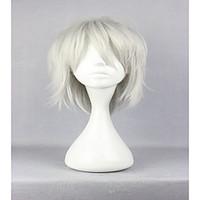 Fashion Male Dramatical Murder Dmmd Clear Silvery Grey 35cm Short Cosplay Wig