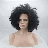 Fashion Synthetic Wigs Lace Front Wigs Afro Kinky Curly Black Heat Resistant Hair Wigs Women