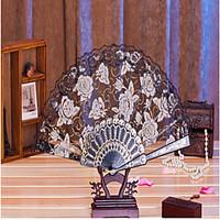 Fans and parasols-# Piece/Set Hand Fans Pink White Lilac Green Blue Black Yellow8 1/2\