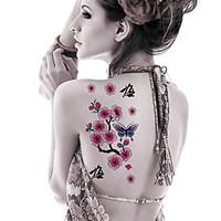 Fashion Temporary Tattoos Sexy Body Art Waterproof Tattoo Stickers Lovely Plum Blossoms 5PCS