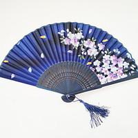 Falling Sakura Fan With Random Pattern 1 PCS Per Order