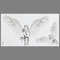 Fashion Tattoo Flying Horse Waterproof Tattoo Stickers