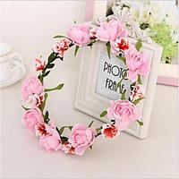 fabric headpiece wedding special occasion outdoor wreaths