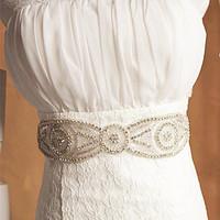 Fashionabl Elegant Bridal Flower Sash Belts Wedding Belt Sashes For Evening Party Gown