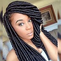 Faux Locs Crochet Braids Twist havana mambo Hair Extensions African Braiding Kanekalon Soft Dread Locks 24roots/pack