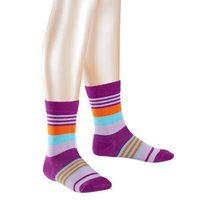 falke irregular stripe ankle socks