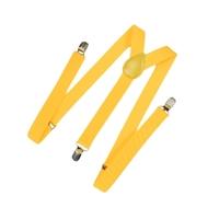 Fashion Clip on Suspenders Elastic Y-Shape Back Formal Unisex Adjustable Braces