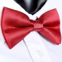 fashion mens tuxedo bowtie solid color neckwear adjustable wedding par ...