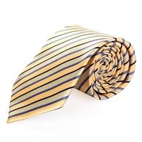 Fashion Woven Men\'s Tie Necktie Polyester Stripe Jacquard Wedding Groom Party