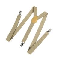 Fashion Clip on Suspenders Elastic Y-Shape Back Formal Unisex Adjustable Braces